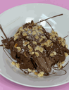Choc Hazelnut Spread on Loaded Cookie.webp