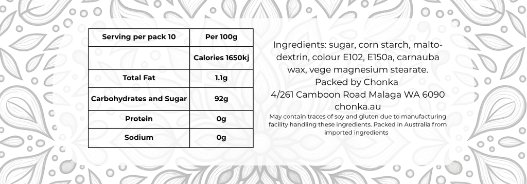 Gold Stars Sprinkles back 30g.webp