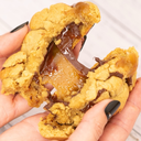 Salted Caramel STUFFED Chunky Cookie