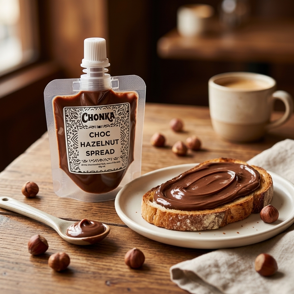 Choc Hazelnut Spread 65g Pouch