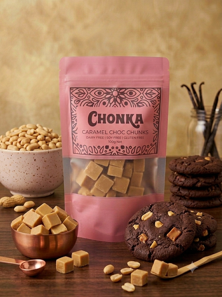 Caramel Choc Chunks 100g