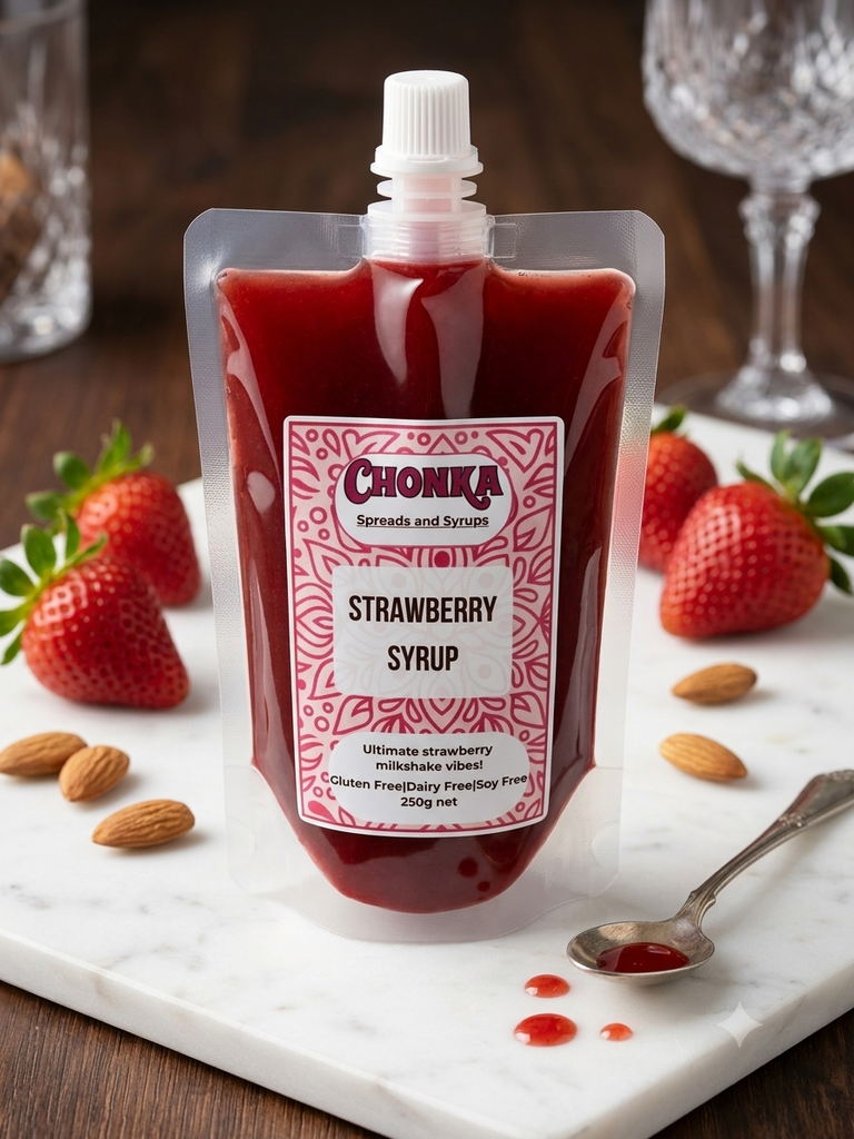 Strawberry Syrup 250g Pouch