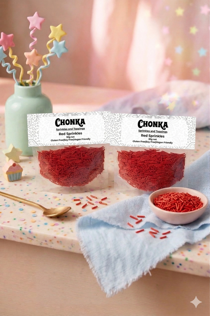 Red Sprinkles 30g.
