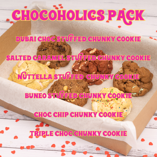 Chocoholics Pack - 6 Cookies