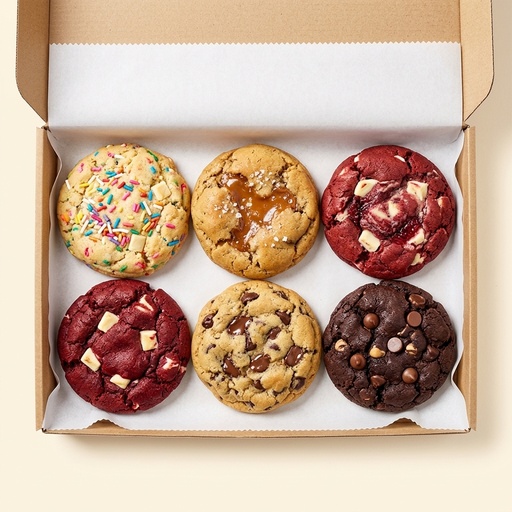 Party Time Pack- 6 Cookies (Nut Free)